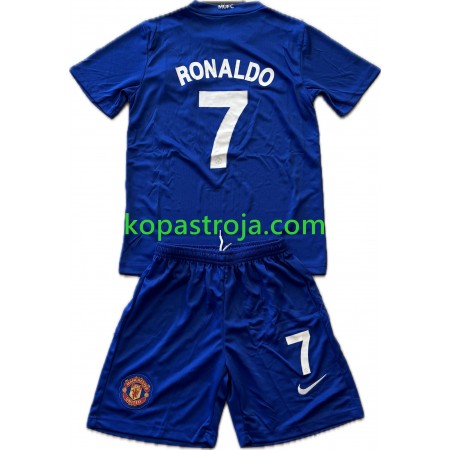 Billiga Fotbollströjor Manchester United Cristiano Ronaldo 7 2008-2009 Retro Barn Tredje tröja Kortärmad